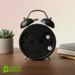 Classic Twin Bell Alarm Clock - Black Color - Image 4