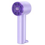 Handheld Fan T-29 Mini Purple Edition with Digital Display - Image 2