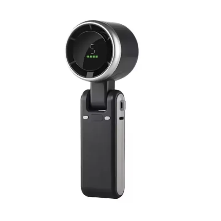 Portable Handheld Turbo Fan - 5 Gear Wind Speed with Digital Display (2)