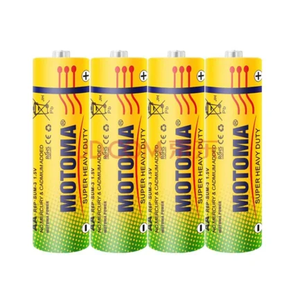 MOTOMA AA 1.5V Super Heavy Duty Battery (4 Pcs)